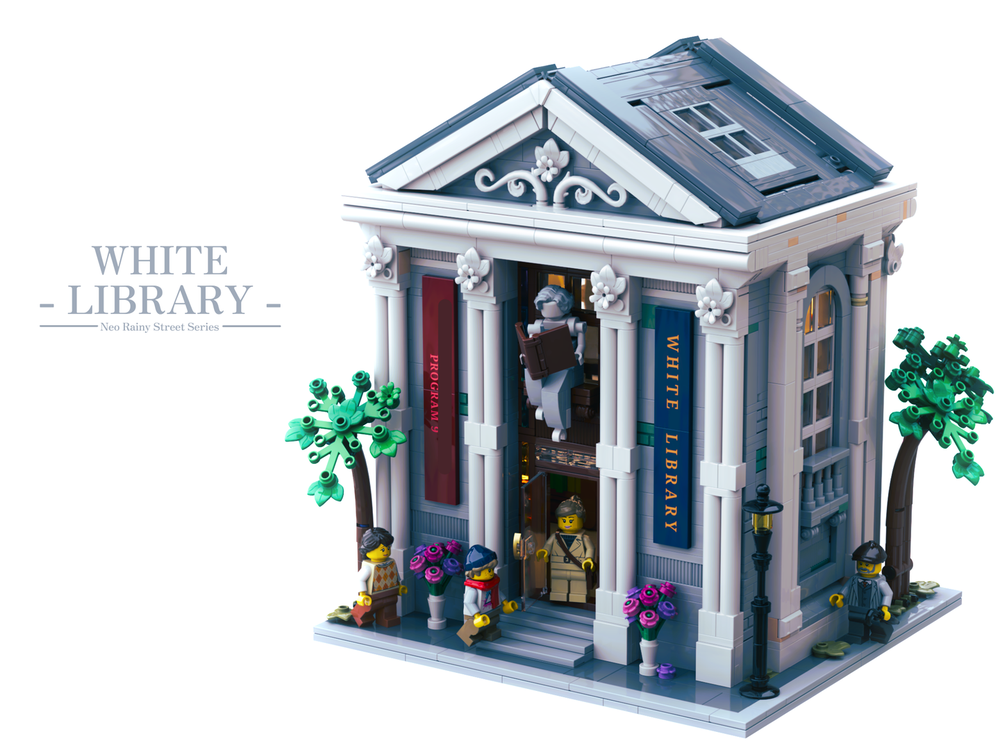 Lego White Library ver2