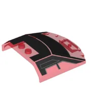 Windscreen 6 x 6 x 1 1/3 with Black Cockpit Print