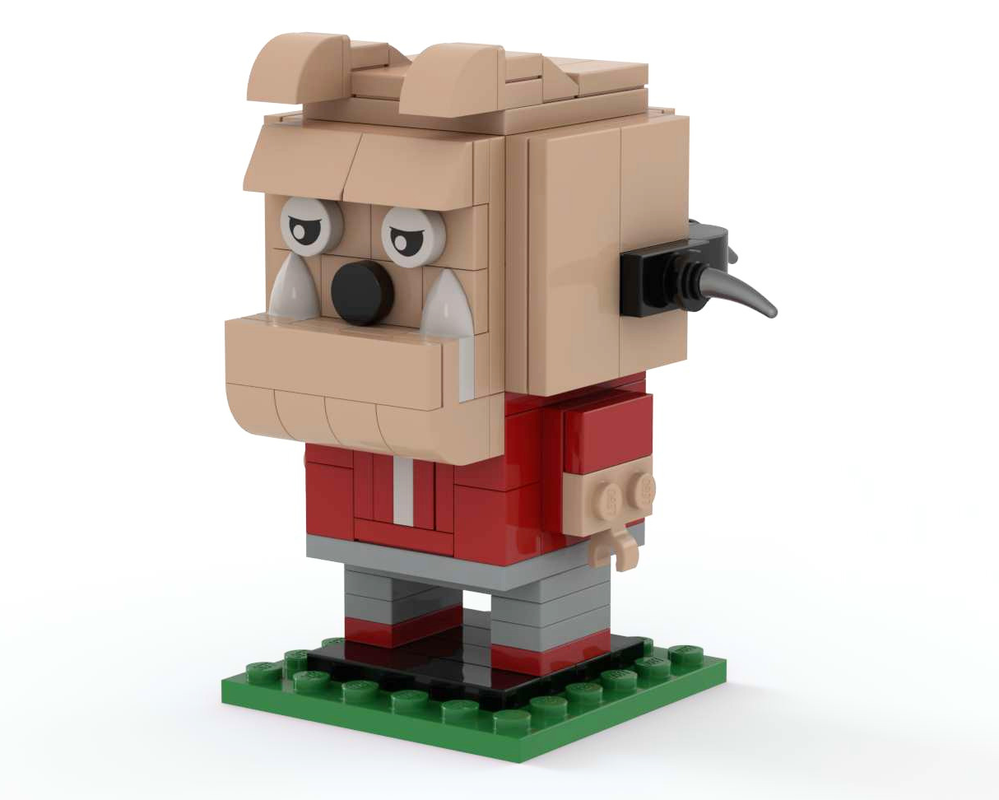 Lego Hairy Dawg (Georgia) Brickhead