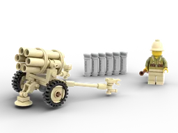 Nebelwerfer 41 - WW2 German Rocket Launcher (1:35 minifigure scale)