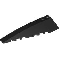 Lego Brick Wedged, Curved 10 x 3 Left / Black