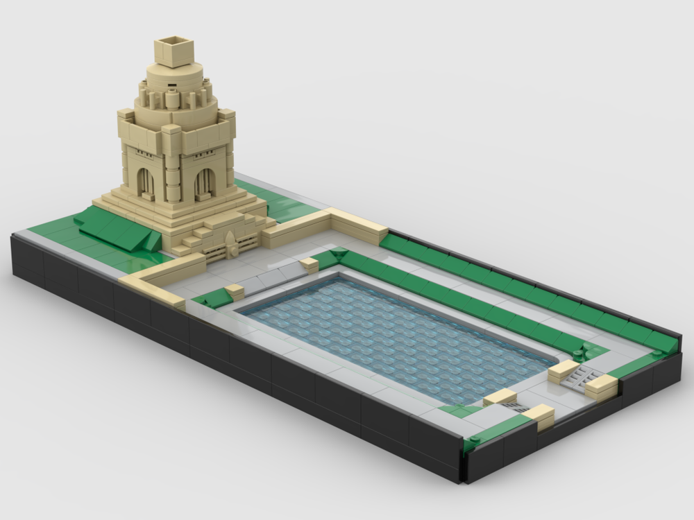 Lego Völkerschlachtdenkmal - Leipzig - 1:800