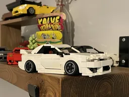 Lego Nissan S14 inspired car