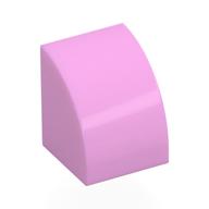 Lego Brick Curved 1 x 1 / Bright Pink