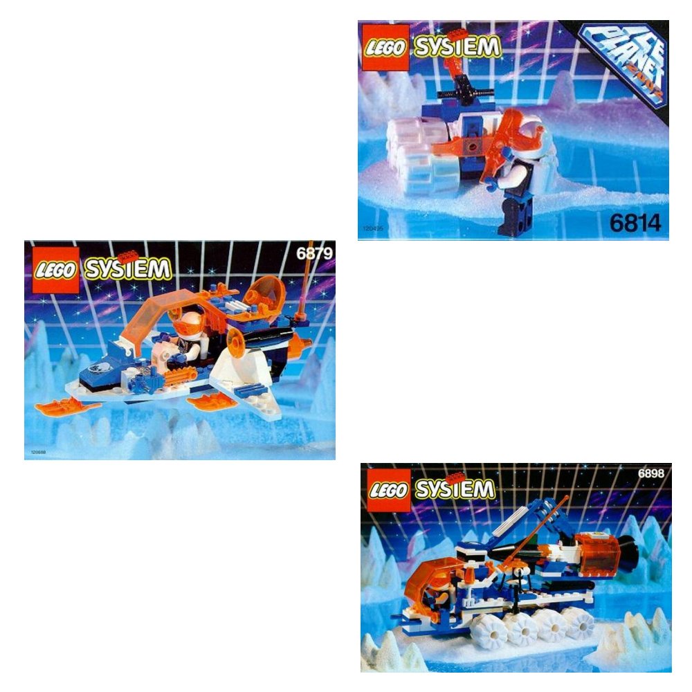 Lego Ice Planet Co-Pack of 6814 6879 and 6898