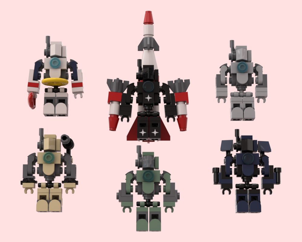 Lego Iron Man 2 Hammer Drones