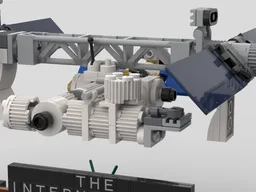 Mini ISS MOC (same scale as the LEGO 21321 set) main model