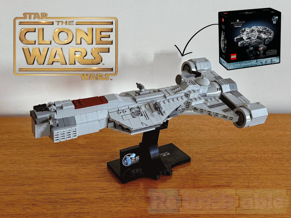 Lego Republic Frigate (Consular-class cruiser) Midi-scale