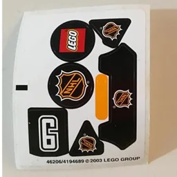 Sticker Sheet for Set 3543-1 / [No Color/Any Color]