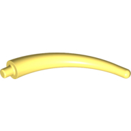Lego Animal Body Part / Plant, Tail / Claw / Horn / Branch / Tentacle, End Section / Bright Light Yellow