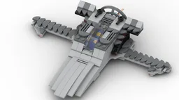 Light Bluish Gray Spaceship