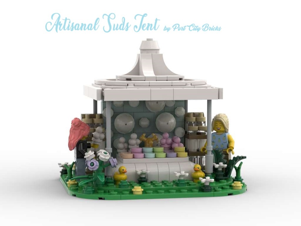 Lego The Soap Tent (Artisanal Suds) - Market Stall Series