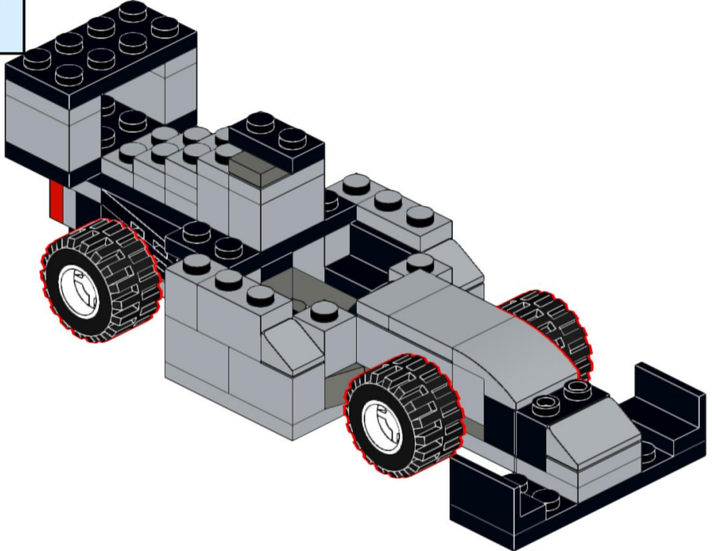 Lego Mercedes AMG Petronas Formula one team