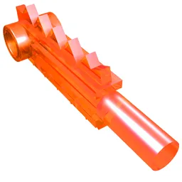 Tool Chainsaw Blade / Trans-Neon Orange
