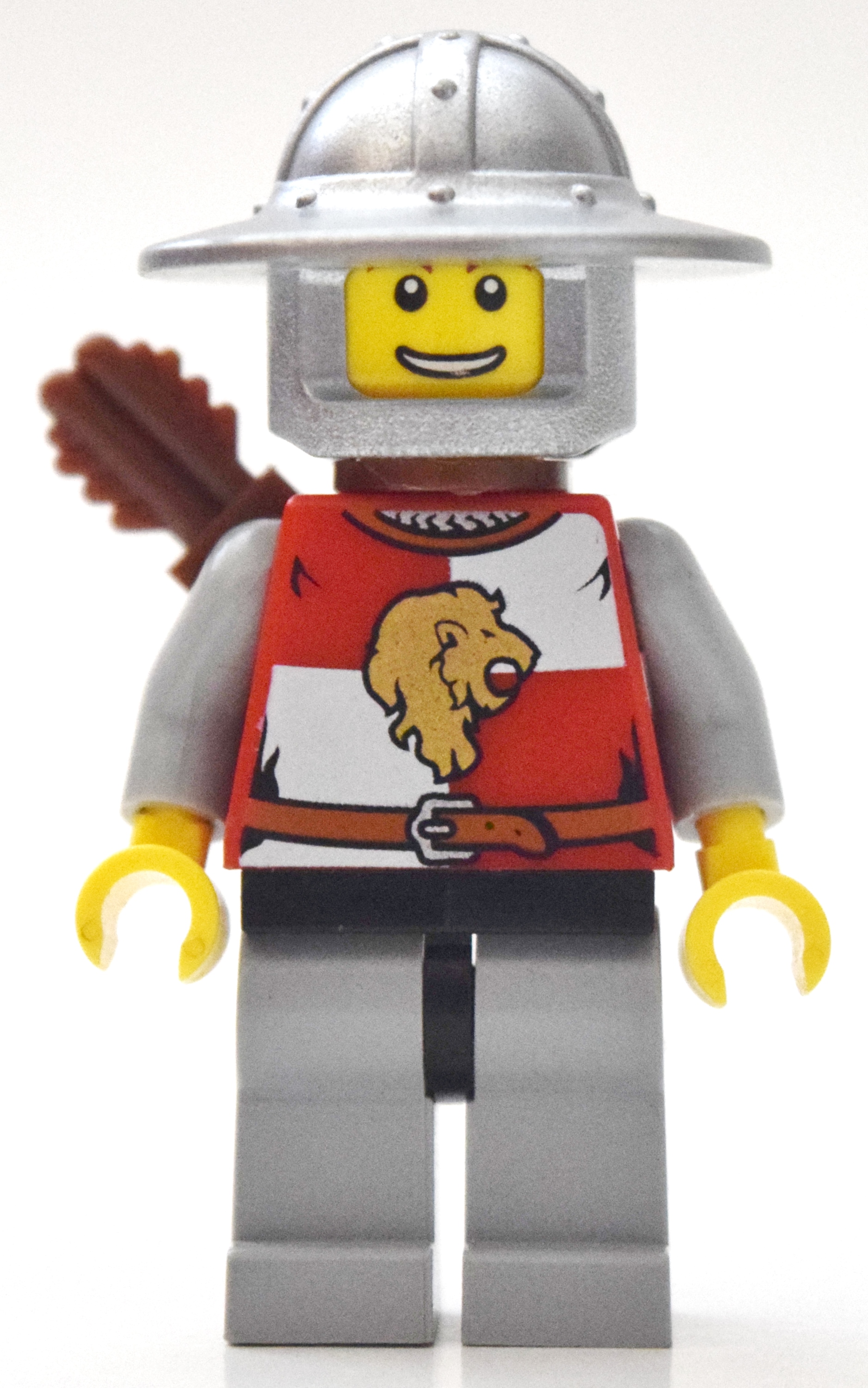 Lego Lion Knight, Archer, Wide Brim Helmet, Quiver