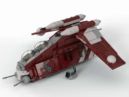 Coruscant Guard Gunship 75354 Modification