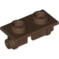 Hinge Brick 1 x 2 Top Plate Thin / Brown