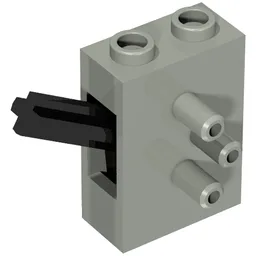Pneumatic Switch with Top Studs / Light Gray