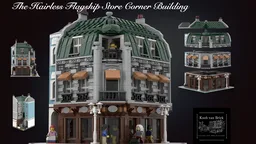 Hairless Flagship Store Corner Building