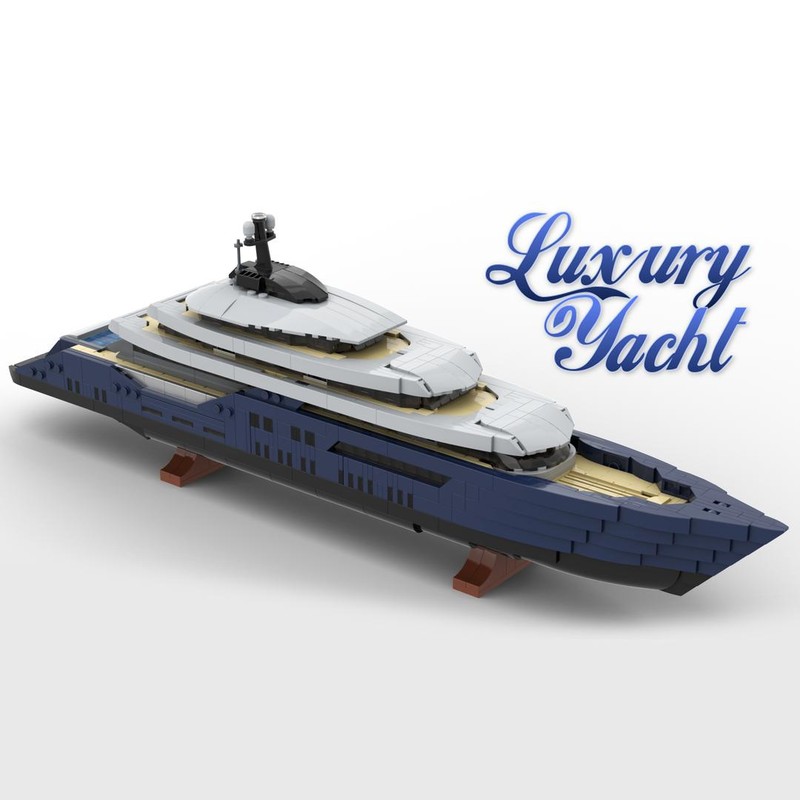 Lego Luxury Yacht (Mini Scale)