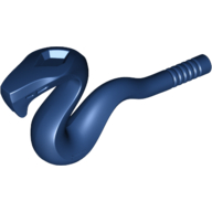 Lego Animal, Snake with Straight Tail / Dark Blue