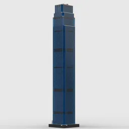 Changsha IFS Tower 1 at 1/650th Scale