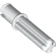 Technic Axle Pin 3L without Friction Ridges and 2L Axle / White