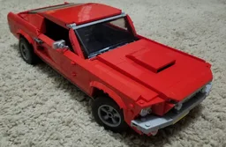 Ford Mustang In Red