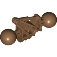 Lego Large Figure Skeletal, Limb, with 2 Ball Joints, and Hole (Toa Metru) / Light Brown