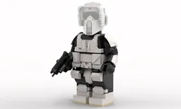 Scout Trooper Mega Figure (fits official Lego Helmet)