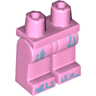 Lego Hips and Bright Pink Legs with Cake Stains print
