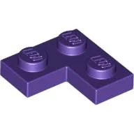 Plate 2 x 2 Corner / Dark Purple