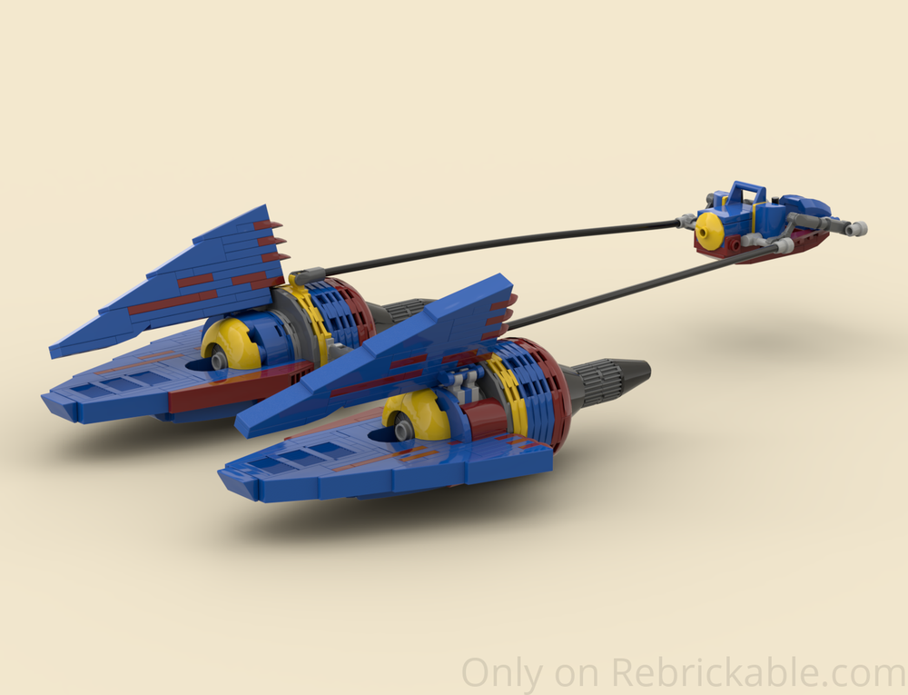 Lego J930 Dash-8 engine -style podracer
