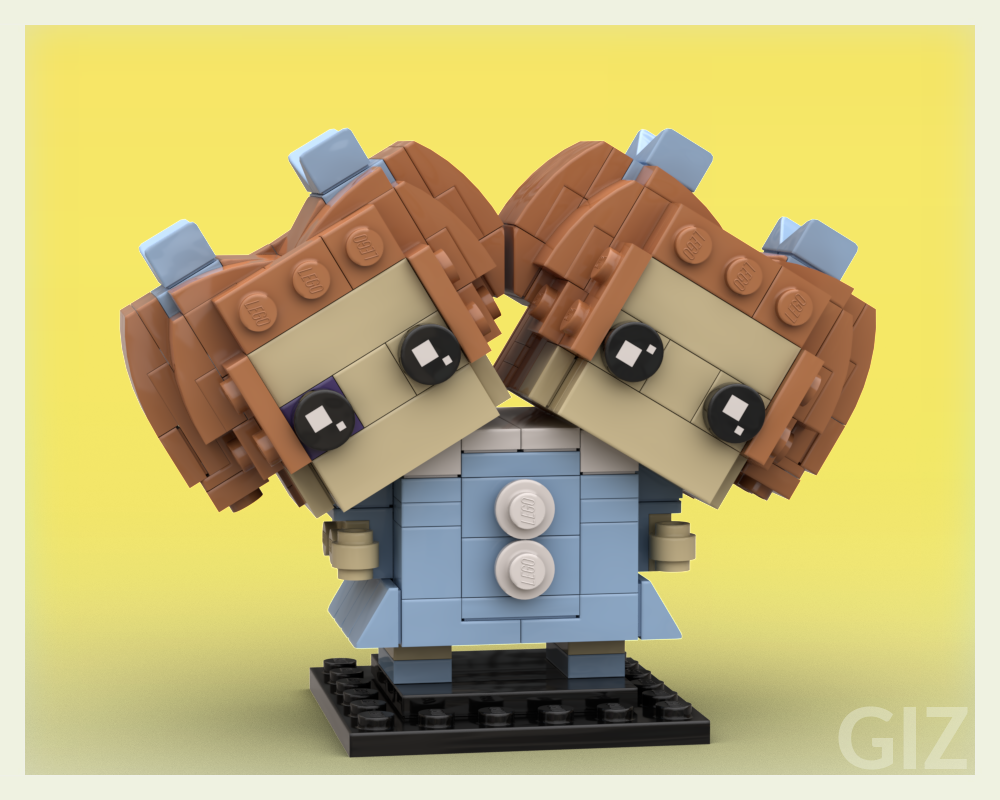 Lego Double Heather - Garbage Pail BricKidz MOC
