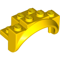 Lego Wheel Arch, Mudguard 4 x 2 x 2 1/2 / Yellow