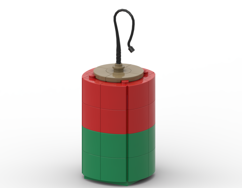 Lego Christmas candle