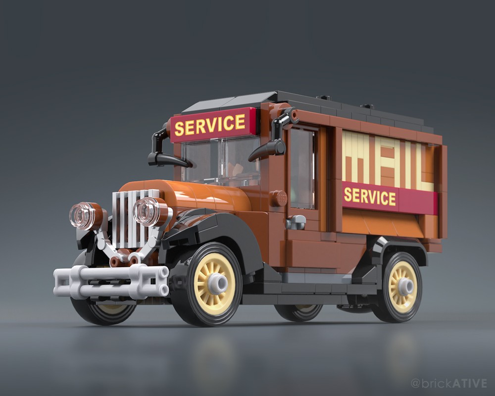 Lego Mail Truck