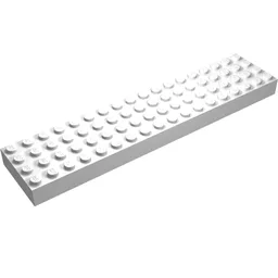 Brick 4 x 18 / White