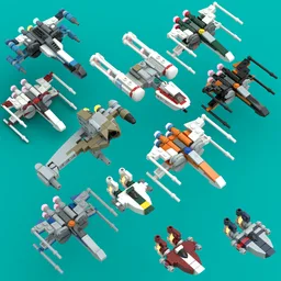 Resistance Starfighters Mega Pack - 1:144 Scale