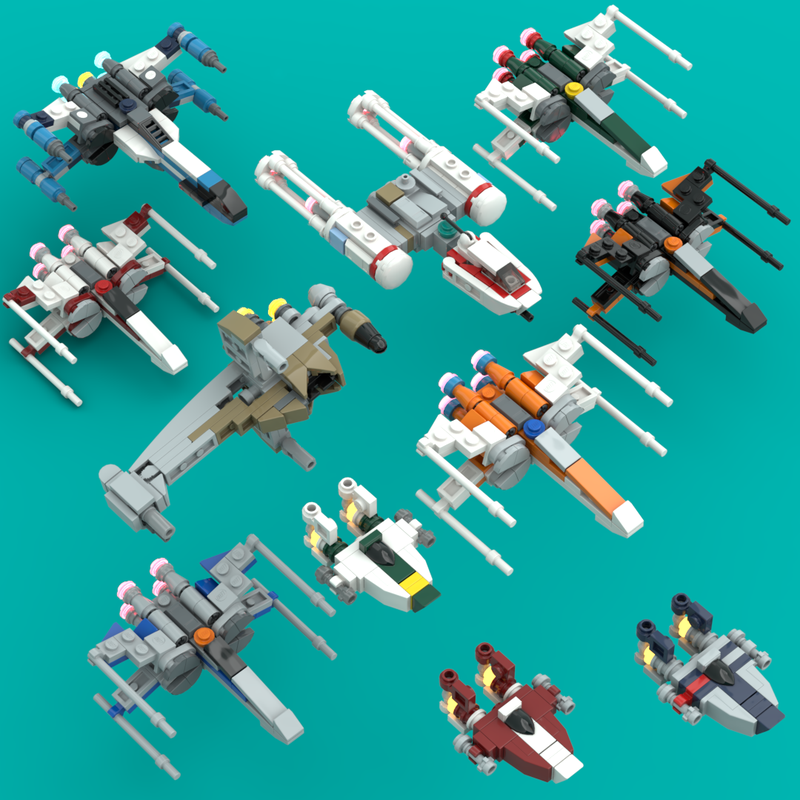 Lego Resistance Starfighters Mega Pack - 1:144 Scale