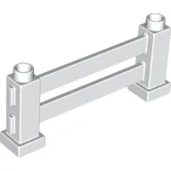 Duplo Fence 1 x 6 x 2 / White