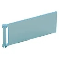 Flag 7 x 3 with Rod / Trans-Light Blue