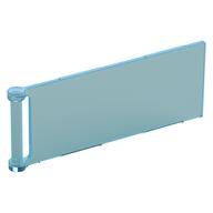 Lego Flag 7 x 3 with Rod / Trans-Light Blue