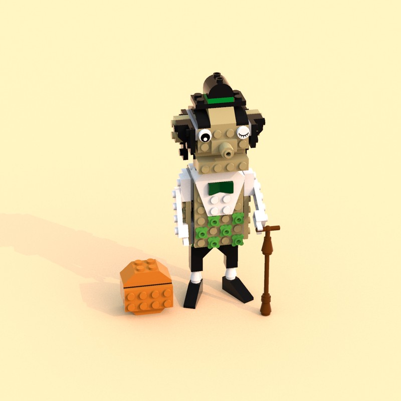 Lego Mascot of the Boston Celtics