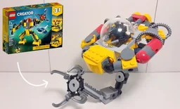 Bright Yellow Ufo 31090 Alternative Build/MOC With Video Instructions