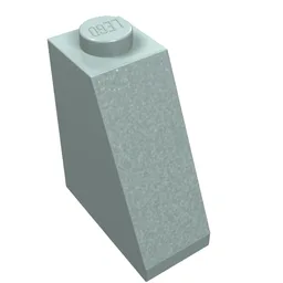 Brick Sloped 65° 2 x 1 x 2 / Light Aqua