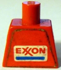 Torso Exxon Logo Pattern (Sticker)
