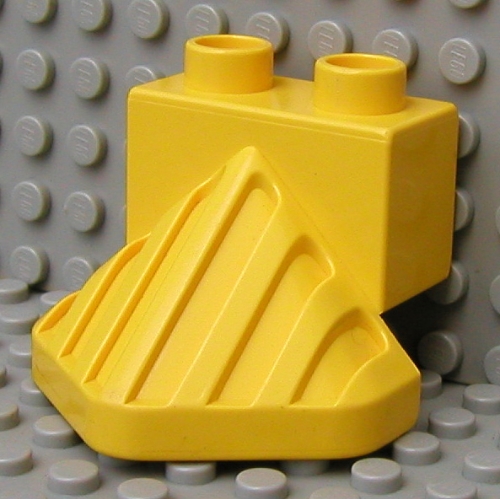 Lego Duplo Train Steam Engine Cow Catcher / Yellow