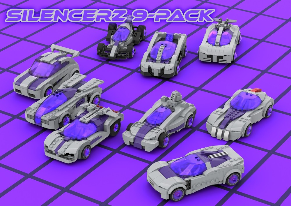 Lego Silencerz 9-Pack – Hot Wheels: Acceleracers