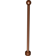 Lego Duplo Flagpole / Antenna 1 x 9 / Reddish Brown